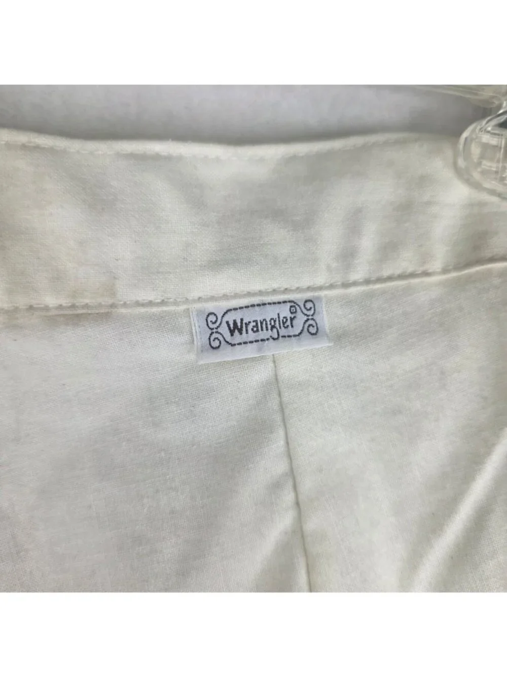 Vintage Wrangler Misses Casual Shorts Sz 6 White Deadstock USA Comfort Americana